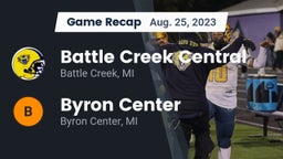 Recap: Battle Creek Central  vs. Byron Center  2023