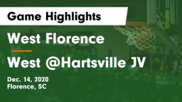 West Florence  vs West @Hartsville JV Game Highlights - Dec. 14, 2020