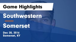 Southwestern  vs Somerset Game Highlights - Dec 20, 2016