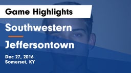 Southwestern  vs Jeffersontown  Game Highlights - Dec 27, 2016