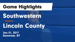 Southwestern  vs Lincoln County  Game Highlights - Jan 31, 2017
