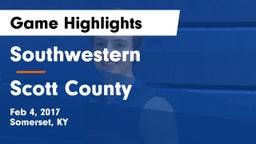 Southwestern  vs Scott County  Game Highlights - Feb 4, 2017
