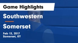 Southwestern  vs Somerset Game Highlights - Feb 13, 2017