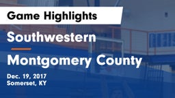 Southwestern  vs Montgomery County  Game Highlights - Dec. 19, 2017