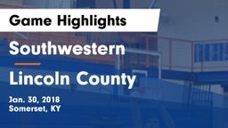 Southwestern  vs Lincoln County Game Highlights - Jan. 30, 2018