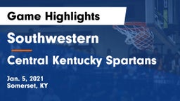 Southwestern  vs Central Kentucky Spartans Game Highlights - Jan. 5, 2021