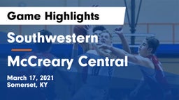 Southwestern  vs McCreary Central  Game Highlights - March 17, 2021