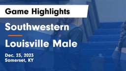 Southwestern  vs Louisville Male  Game Highlights - Dec. 23, 2023