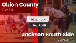 Matchup: Obion County High vs. Jackson South Side  2017