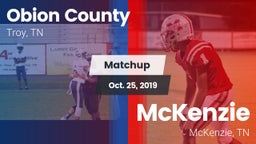 Matchup: Obion County High vs. McKenzie  2019