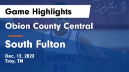 Obion County Central  vs South Fulton  Game Highlights - Dec. 12, 2023
