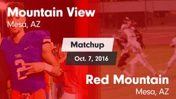 Matchup: Mountain View High vs. Red Mountain  2016