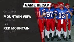 Recap: Mountain View  vs. Red Mountain  2016