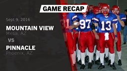 Recap: Mountain View  vs. Pinnacle  2016