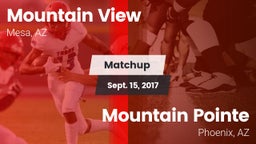 Matchup: Mountain View High vs. Mountain Pointe  2017