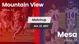 Matchup: Mountain View High vs. Mesa  2017