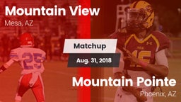Matchup: Mountain View High vs. Mountain Pointe  2018