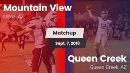 Matchup: Mountain View High vs. Queen Creek  2018