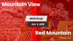 Matchup: Mountain View High vs. Red Mountain  2018