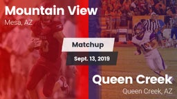 Matchup: Mountain View High vs. Queen Creek  2019