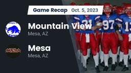 Recap: Mountain View  vs. Mesa  2023