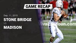 Recap: Stone Bridge  vs. Madison  2015