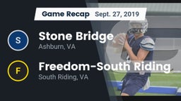 Recap: Stone Bridge  vs. Freedom-South Riding  2019