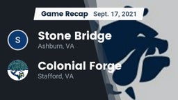 Recap: Stone Bridge  vs. Colonial Forge  2021