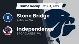 Recap: Stone Bridge  vs. Independence  2022