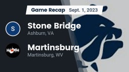 Recap: Stone Bridge  vs. Martinsburg  2023