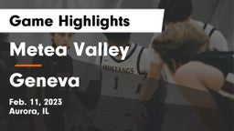 Metea Valley  vs Geneva  Game Highlights - Feb. 11, 2023