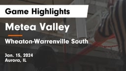 Metea Valley  vs Wheaton-Warrenville South  Game Highlights - Jan. 15, 2024