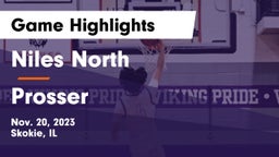 Niles North  vs Prosser  Game Highlights - Nov. 20, 2023