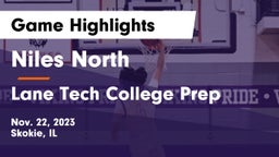 Niles North  vs Lane Tech College Prep Game Highlights - Nov. 22, 2023