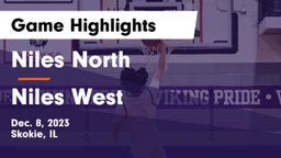 Niles North  vs Niles West  Game Highlights - Dec. 8, 2023