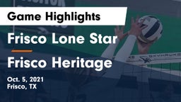 Frisco Lone Star  vs Frisco Heritage  Game Highlights - Oct. 5, 2021