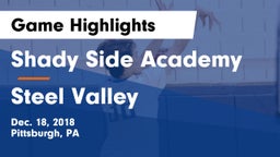 Shady Side Academy  vs Steel Valley  Game Highlights - Dec. 18, 2018