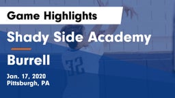 Shady Side Academy  vs Burrell  Game Highlights - Jan. 17, 2020