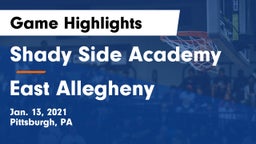 Shady Side Academy  vs East Allegheny  Game Highlights - Jan. 13, 2021