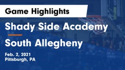 Shady Side Academy  vs South Allegheny  Game Highlights - Feb. 2, 2021