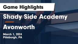 Shady Side Academy vs Avonworth  Game Highlights - March 1, 2024