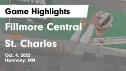 Fillmore Central  vs St. Charles  Game Highlights - Oct. 4, 2022