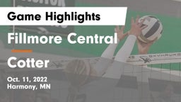 Fillmore Central  vs Cotter  Game Highlights - Oct. 11, 2022