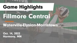Fillmore Central  vs Waterville-Elysian-Morristown  Game Highlights - Oct. 14, 2022