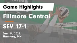 Fillmore Central  vs SEV 17-1 Game Highlights - Jan. 14, 2023