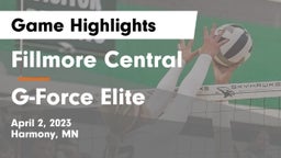 Fillmore Central  vs G-Force Elite Game Highlights - April 2, 2023