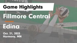 Fillmore Central  vs Edina  Game Highlights - Oct. 21, 2023