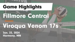 Fillmore Central  vs Viroqua Venom 17s Game Highlights - Jan. 22, 2024