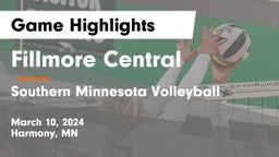 Fillmore Central  vs Southern Minnesota Volleyball Game Highlights - March 10, 2024