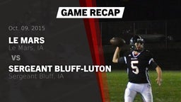 Recap: Le Mars  vs. Sergeant Bluff-Luton  2015